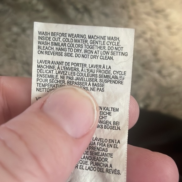 Worn 4 times, gently, pair of Love & Legend dark stretch jeans w/ zipper detail. - Picture 10 of 11